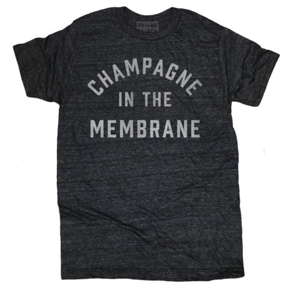 Ladies Champagne In The Membrane T-shirt